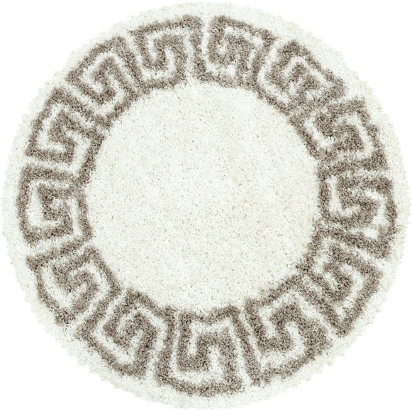 Ayyildiz Teppiche Hochflor-Teppich »HERA 3301«, rund, 50 mm Höhe