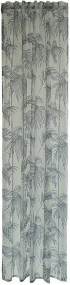HOMING Gardine »Paris«, (1 St.), floral, Blumen, transparent, Wohnzimmer, Schlafzimmer