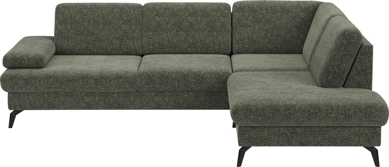 sit&more Ecksofa »Morris L-Form inkl. Sitztiefenverstellung«, wahlweise mit Bettfunktion, Bettkasten und Armteilverstellung