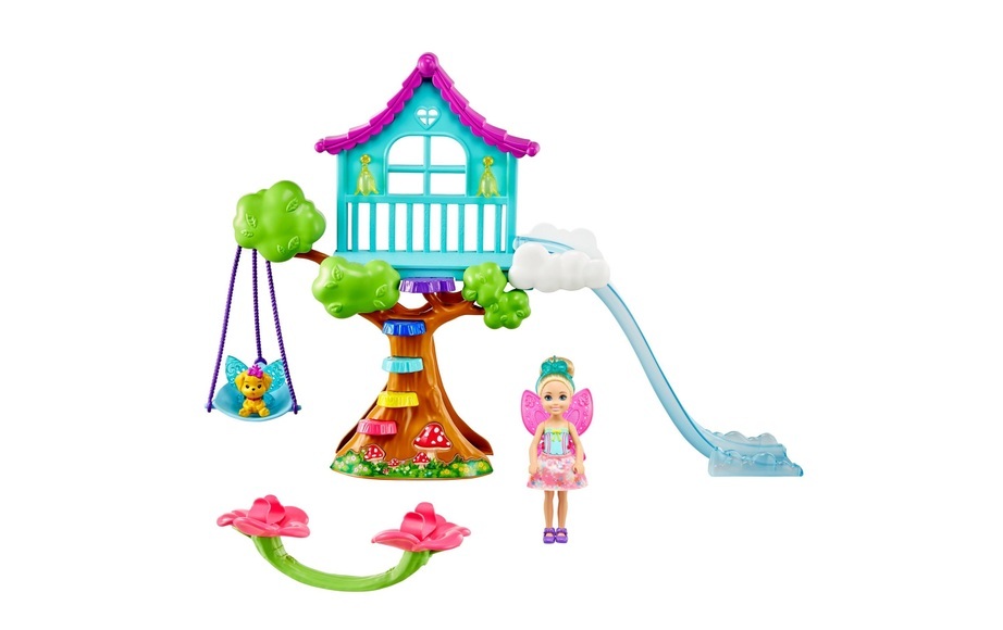Spielset, Barbie®, »Dreamtopia Chelsea Feen-Baumhaus«