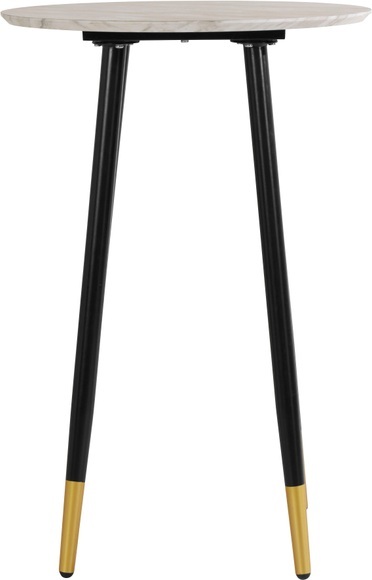 Leonique Bartisch »Eadwine«, Tischplatte aus pflegeleitem MDF mit Folie, Gestell aus Metall, in verschiedenen Grössen und Farbvarianten erhältlich, Höhe 90 cm
