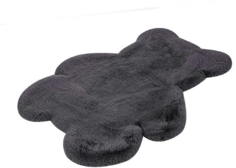 calo-deluxe Kinderteppich »Kids-850«, Motivform, 36 mm Höhe, Kunstfell, Motiv Teddy