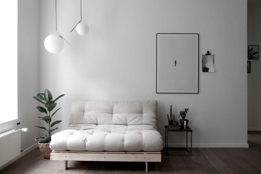 Karup Design ROOTS Futonsofa Gestell und Stofffarbe auswählbar