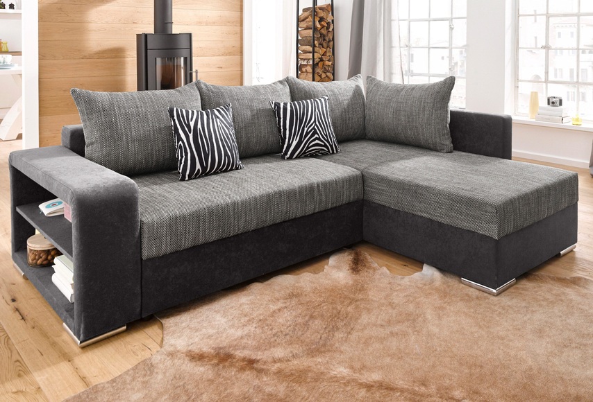 COLLECTION AB Ecksofa, mit Bettfunktion, wahlweise mit Federkern