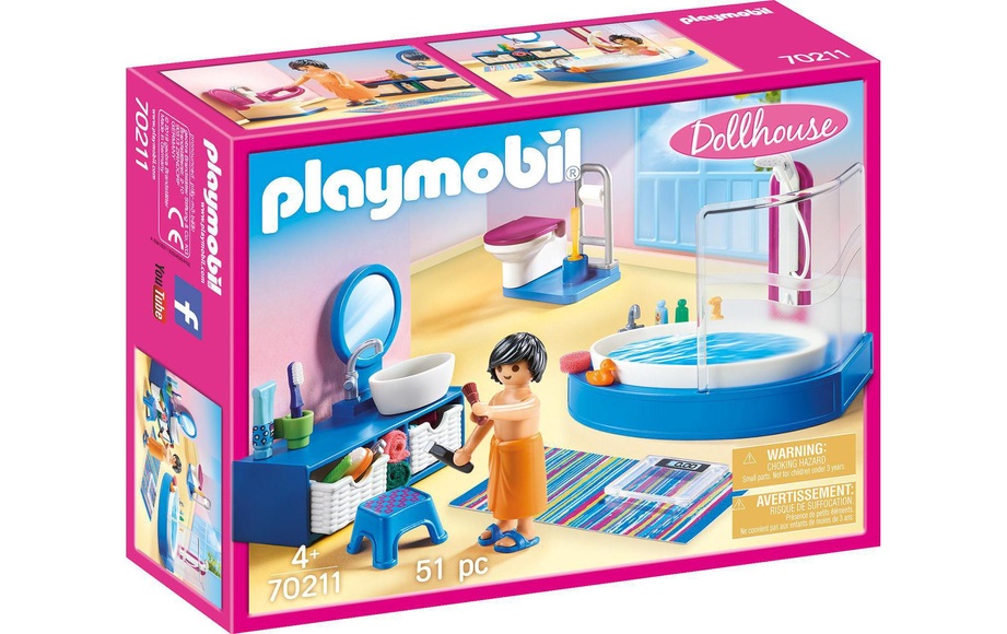 PLAYMOBIL Dollhouse Badezimmer #70211