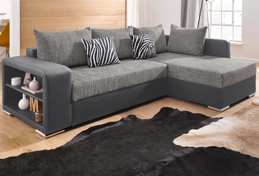 COLLECTION AB Ecksofa, mit Bettfunktion, wahlweise mit Federkern