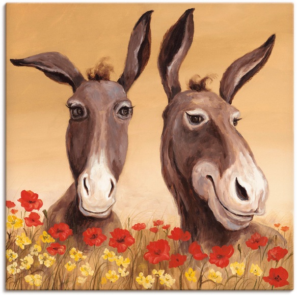 Artland Wandbild »Esel«