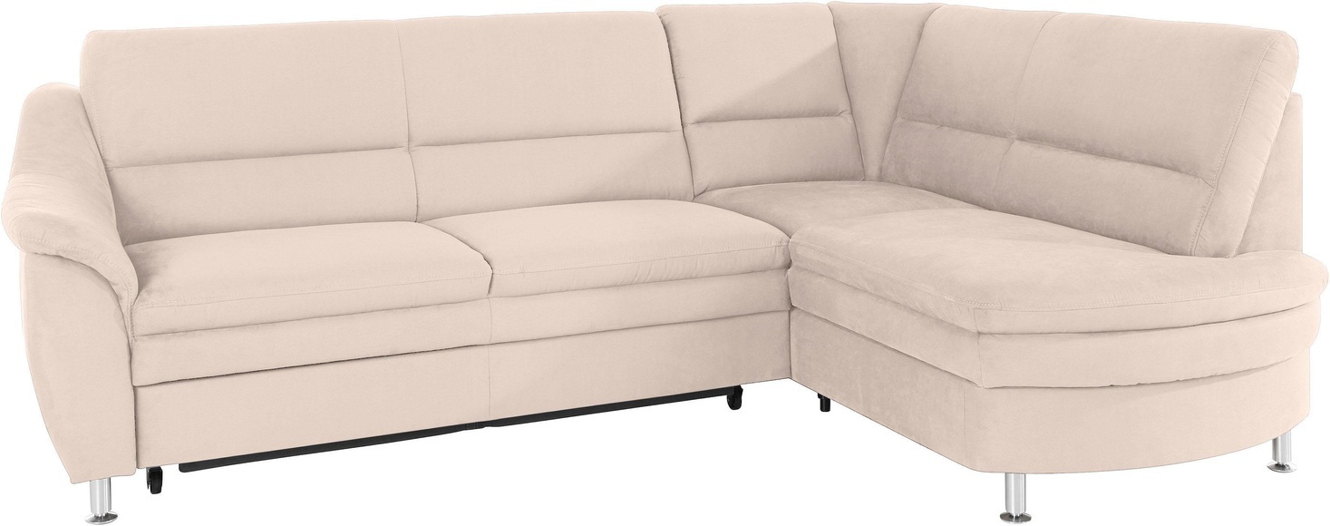 Places of Style Ecksofa »Cardoso«, Federkern, wahlweise mit Bett, Schubkasten