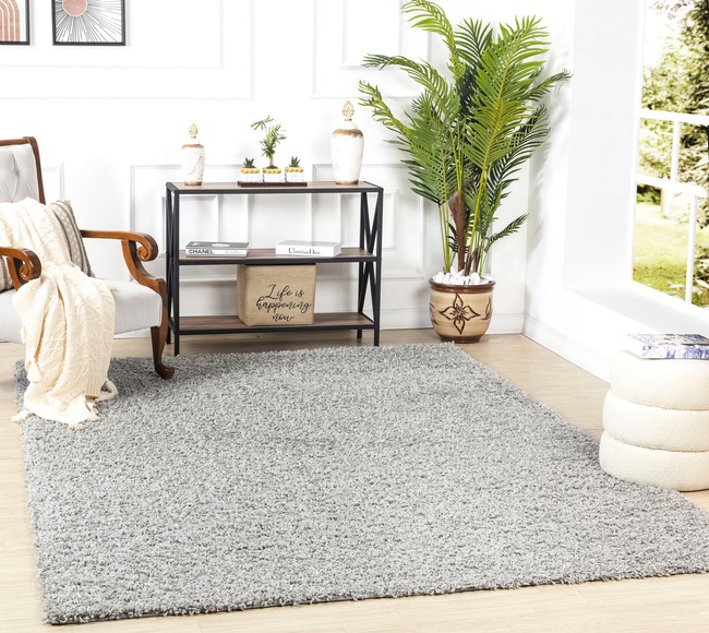 Surya Hochflor-Teppich »UNI CHIC 2300«, rechteckig