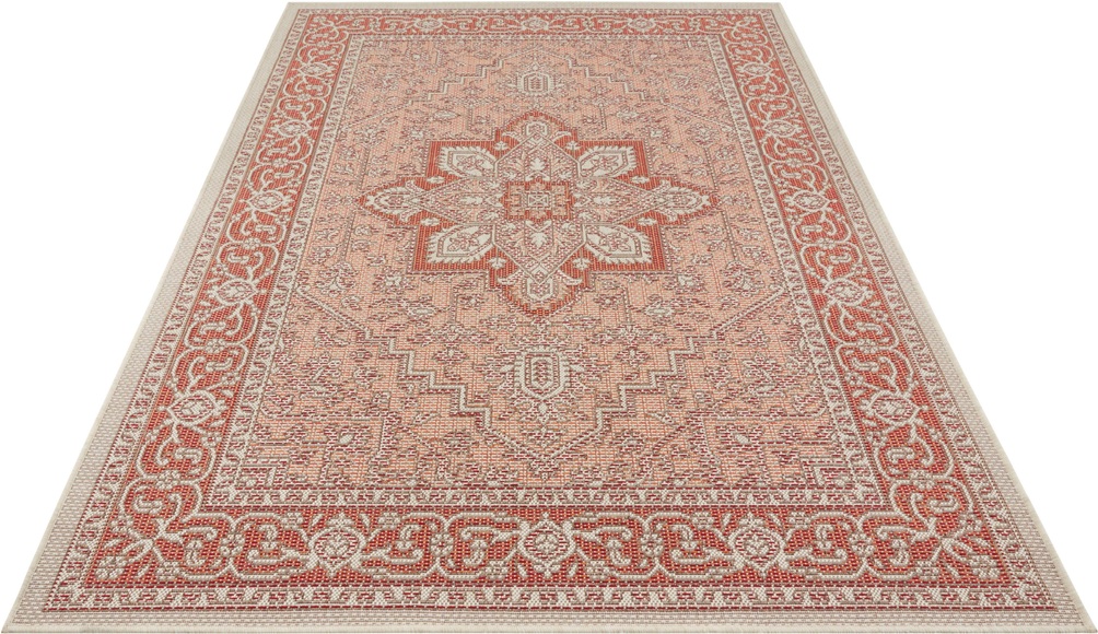 Teppich, »Anjara«, bougari, rechteckig, Höhe 4 mm, maschinell gewebt