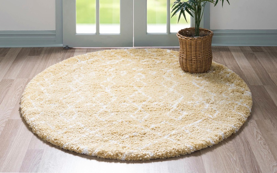 Myflair Möbel & Accessoires Teppich »Temara Shag«, rund, 51 mm Höhe