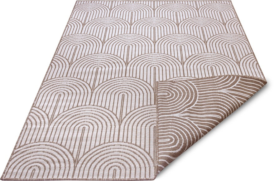 HANSE Home Teppich »Pangli, Wendeteppich«, rechteckig, In und Outdoor, Flachgewebe, wendbar, wetterfest, pflegeleicht, robust