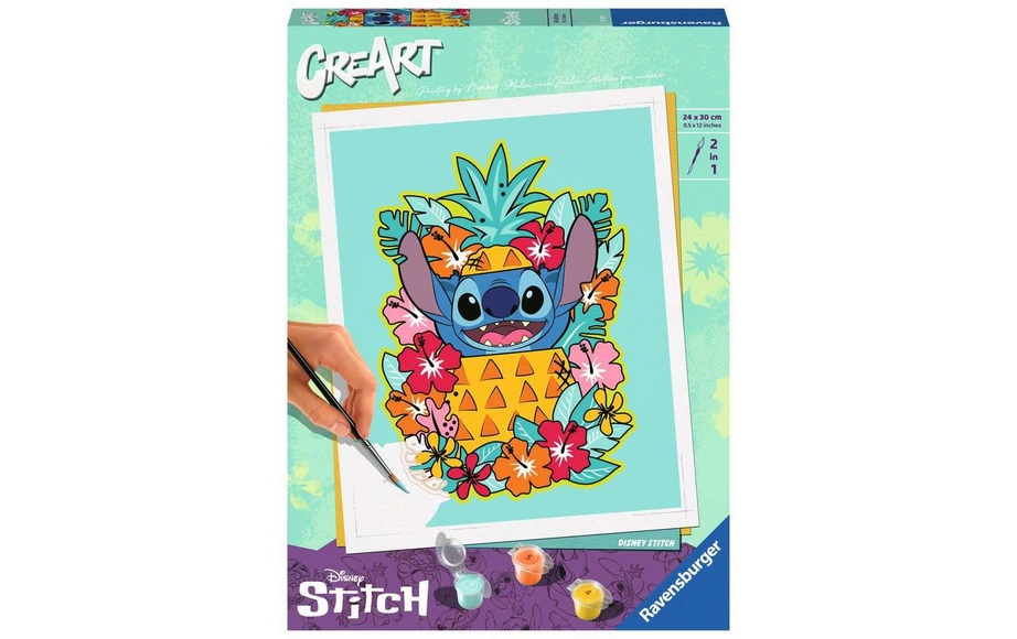 Ravensburger CreArt - Malen nach Zahlen 23933 - Disney Stitch - ab 12 Jahren