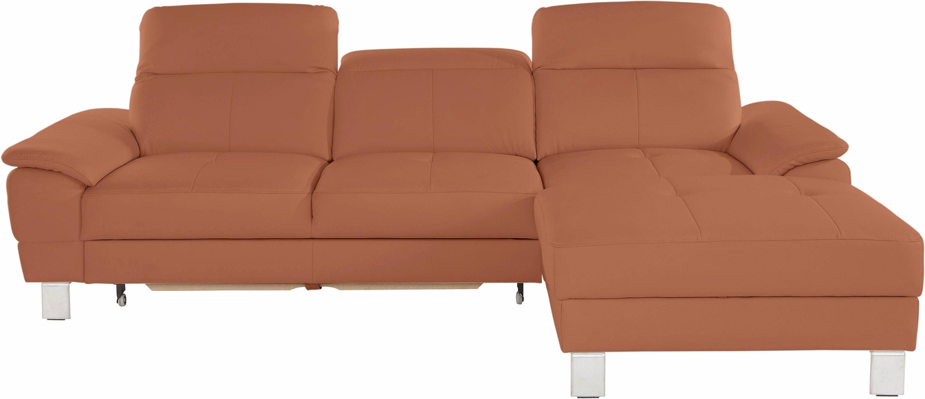 exxpo - sofa fashion Ecksofa, inkl. Kopf- bzw. Rückenverstellung, wahlweise mit Bettfunktion und Bettkasten