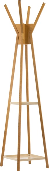 Woodman Garderobe »Magellan«, im skandinavian Design, aus massiver Eiche, mit 4 Haken