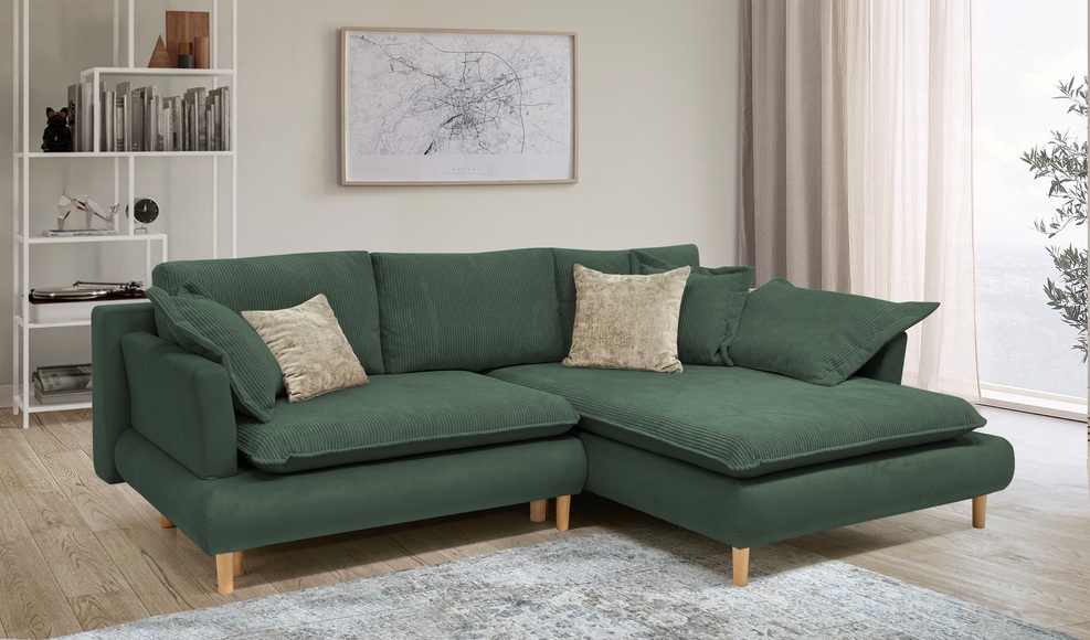 COLLECTION AB Ecksofa »Mandela«, mit Bettfunktion und Bettkasten