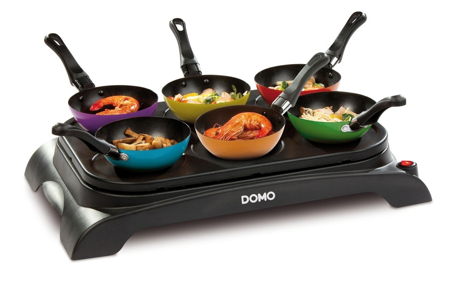 Domo Party Wok Set mehrfarbig
