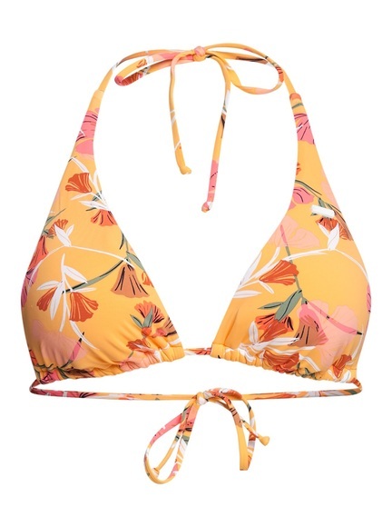 Roxy Beach Classics Tiki Elongat Bikini Oberteil hellorange
