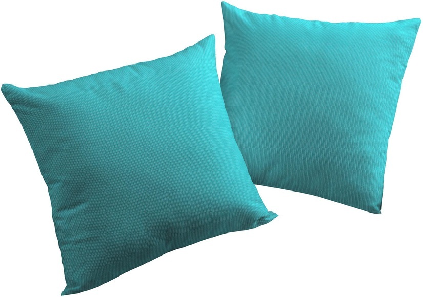 Adam Elements - ADAM - Kissenbezug Uni Collection 50 cm x 50 cm, Türkis