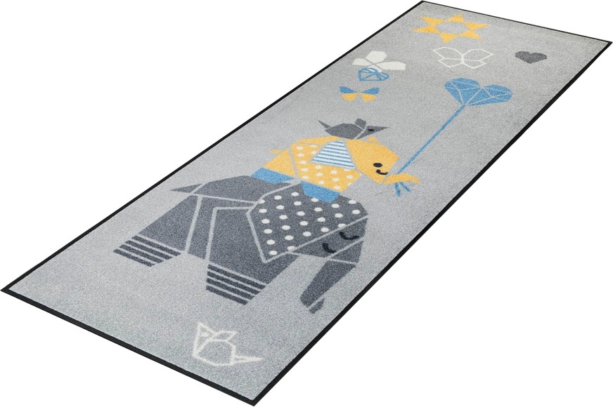 wash+dry by Kleen-Tex Läufer »Origami Animals«, rechteckig, 7 mm Höhe, Schmutzfangläufer, Motiv Tiere, In- und Outdoor geeignet, waschbar, ideal in Diele & Flur