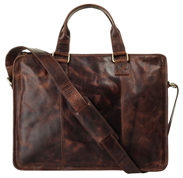 Cluty Aktentasche, (1 tlg.), echt Leder