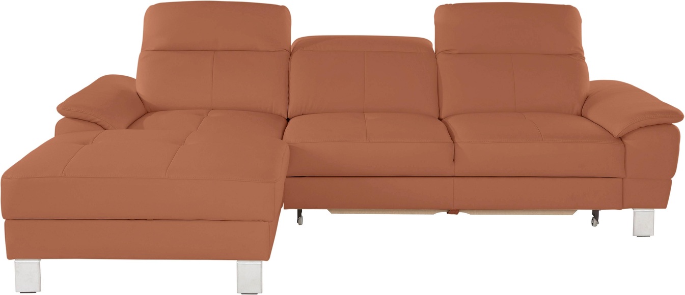 exxpo - sofa fashion Ecksofa, inkl. Kopf- bzw. Rückenverstellung, wahlweise mit Bettfunktion und Bettkasten
