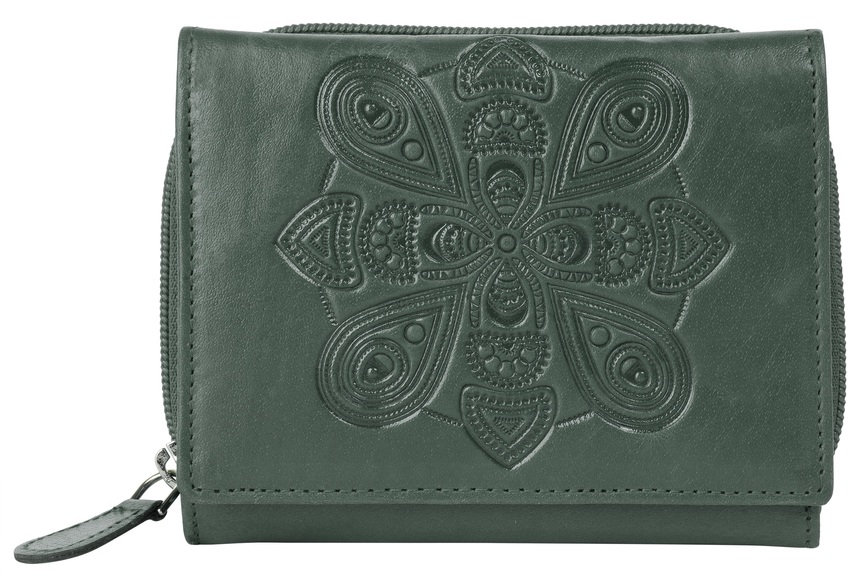 Bruno Banani Geldbörse »Mandala«, (1 tlg.), echt Leder