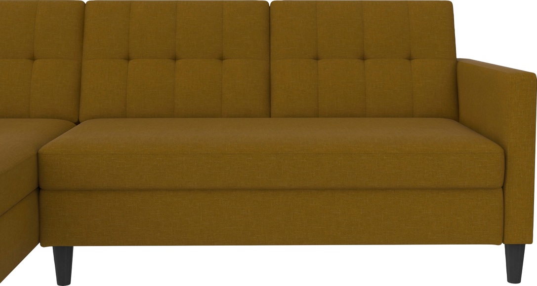 Dorel Home Ecksofa »Hartford«, mit Bettfunktion und Stauraum, Recamiere beidseitig montierbar