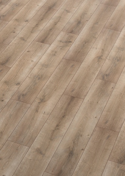 TER HÜRNE Laminat »Eiche pastellbraun«, mit fühlbarer Oberfläche und Klicksystem