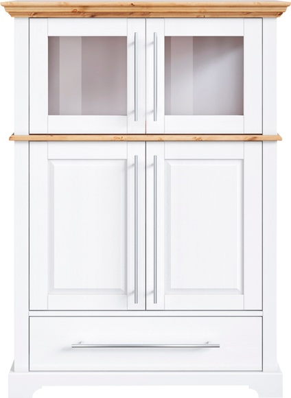 Home affaire Highboard »Meliss«, Breite 94 cm, Kiefer massiv
