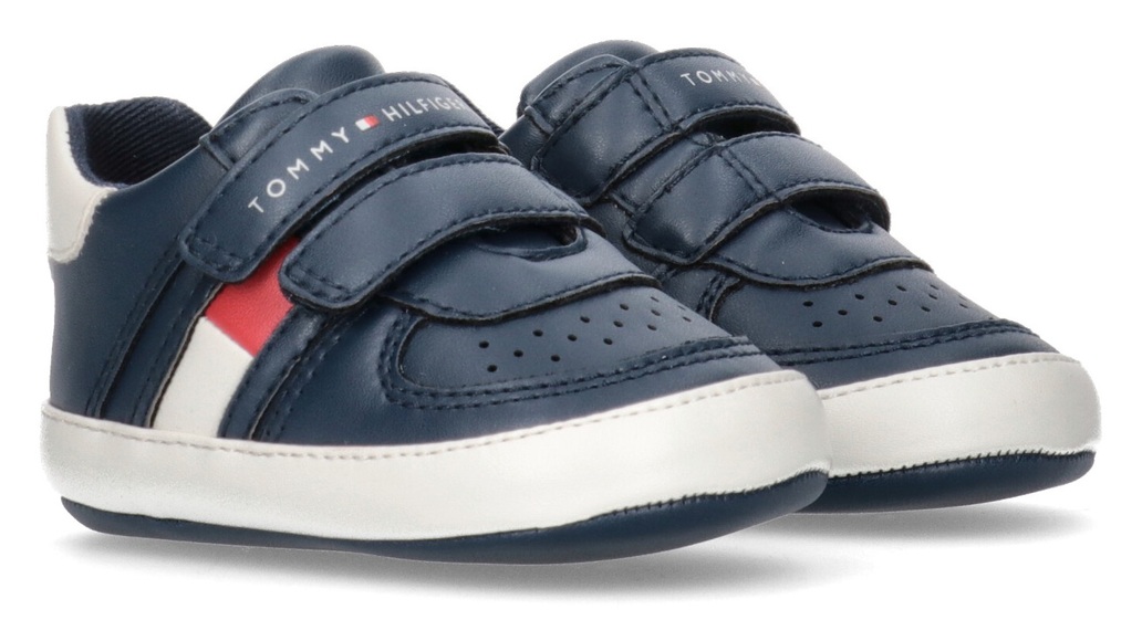 Tommy Hilfiger Sneaker »FLAG LOW CUT VELCRO SHOE OFF«, mit Logoschriftzug