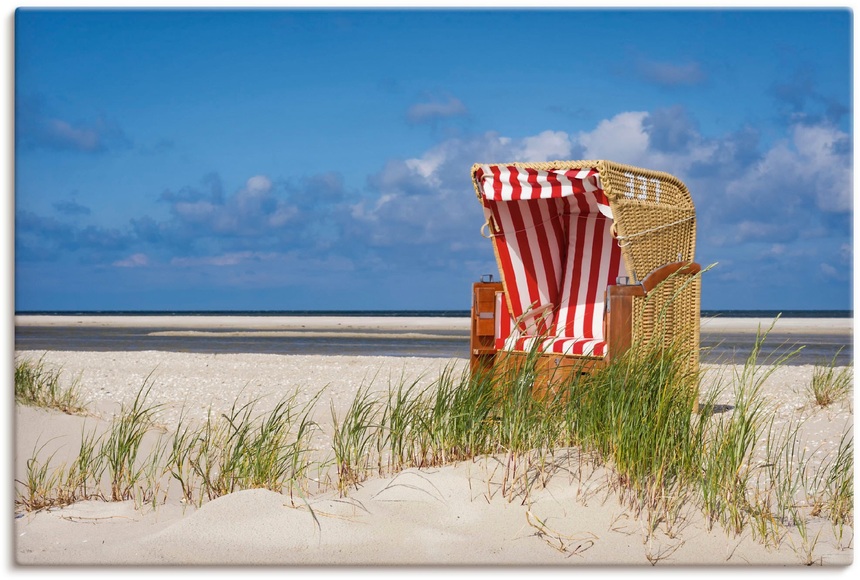 Artland Wandbild »Strandkorb 337«