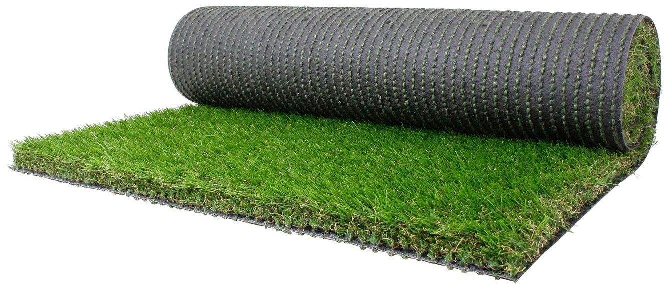 Primaflor-Ideen in Textil Kunstrasen »FORESTLAND«, rechteckig, 37 mm Höhe, Rasenteppich, realistische Optik, mit Drainagefunktion, strapazierfähig, wasserfest, UV-stabil & witterungsbeständig, ideal für Balkon & Terrasse