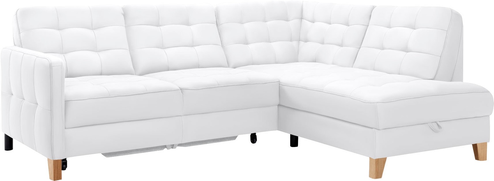 exxpo - sofa fashion Ecksofa »Elio«, wahlweise mit Bettfunktion und Bettkasten, in vielen Bezugsqualitäten