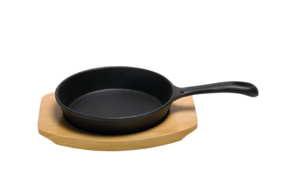 Nouvel Bratpfanne mit Holzbrett Hot Pan