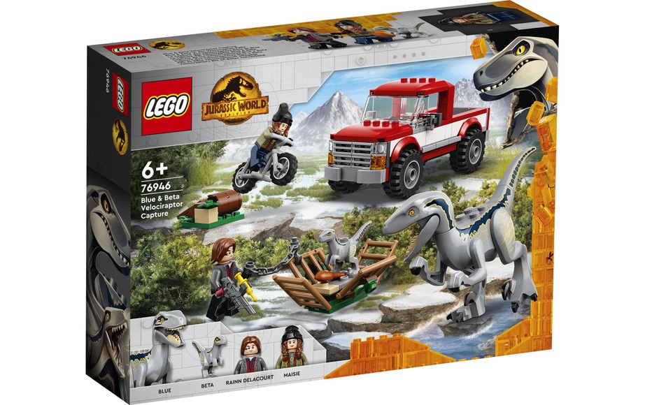 76946 Blue & Beta in der Velociraptor-Falle Multicolor
