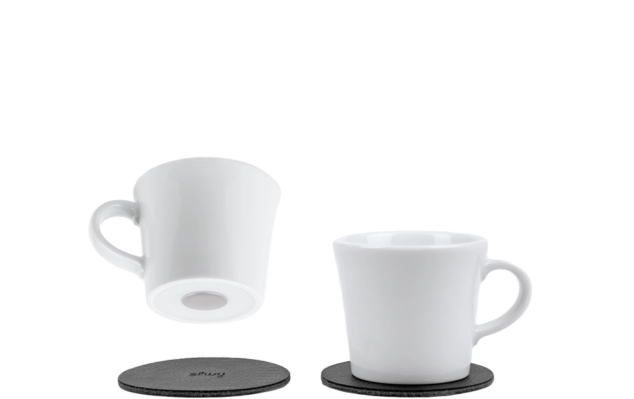 Silwy Porzellan Magnet-Espressotassen