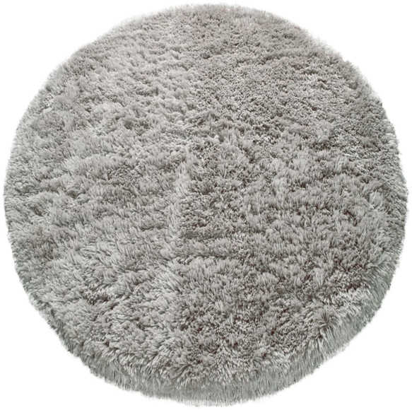 Paco Home Hochflor-Teppich »Akumal 930«, rund, 60 mm Höhe, Shaggy, besonders weich durch Softgarn, Uni-Farben, ideal im Wohnzimmer & Schlafzimmer