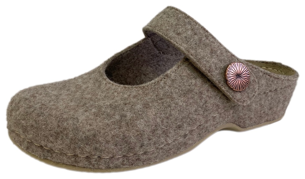 MUBB Pantoffel »BELLA«, mit Riemchen, G-Weite