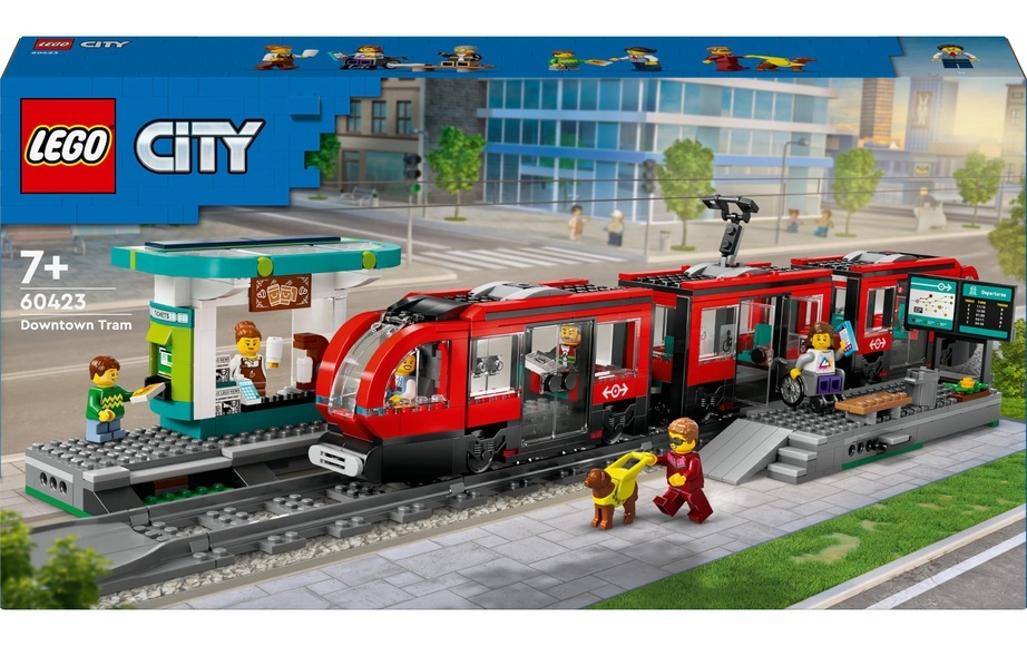 Lego City Lego® City 60423 Strassenbahn mit Haltestelle