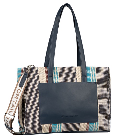 TOM TAILOR Shopper »LINN Zip shopper L«, mit Schulterriemen
