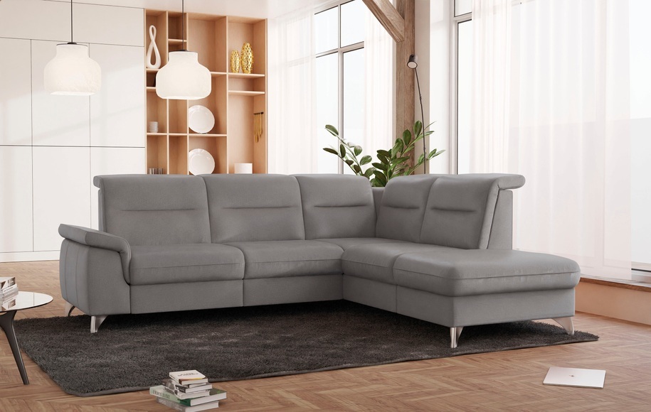 SCHÖNER WOHNEN LAMINAT Ecksofa, wahlweise mit motorischer Relaxfunktion