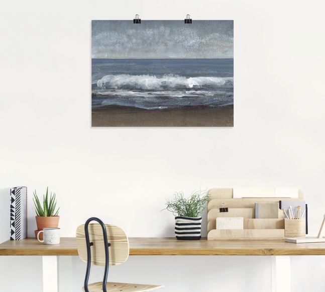 Artland Wandbild »Schleichendes Grau I«