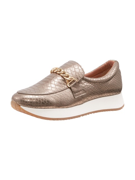 Slipper in khaki-metallic von heine