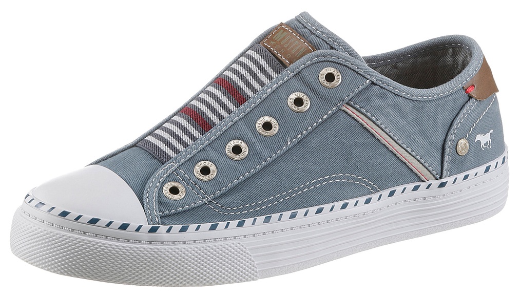 Mustang Shoes Slip-On Sneaker, mit praktischem Gummizug