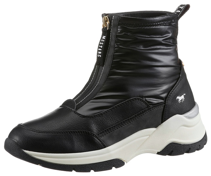 Mustang Shoes Schlupfboots, mit Front-Reissverschluss