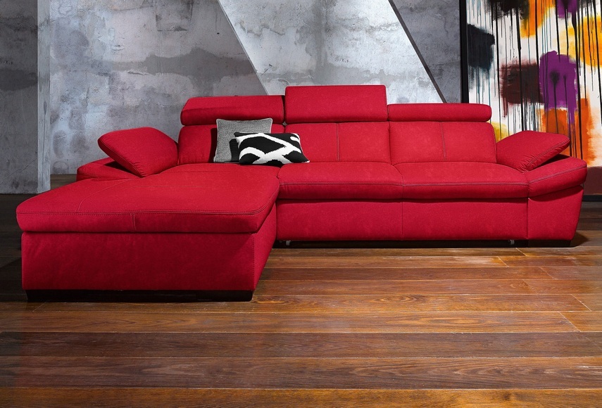 exxpo - sofa fashion Ecksofa, inklusive Kopfteil- und Armteilverstellung, wahlweise mit Bettfunktion