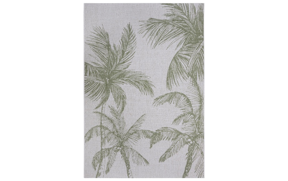 NORTHRUGS Outdoorteppich »Jaora«, rechteckig, 3 mm Höhe, In-und Outdoor geeignet, Florales Design, ?Wohnzimmer, Balkon, Terrasse, Garten, Robust, Pflegeleicht, Flachgewebe