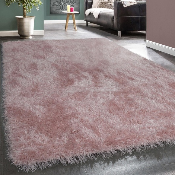 Hochflor-Teppich, »Glamour 300«, Paco Home, rechteckig, Höhe 70 mm, maschinell gewebt