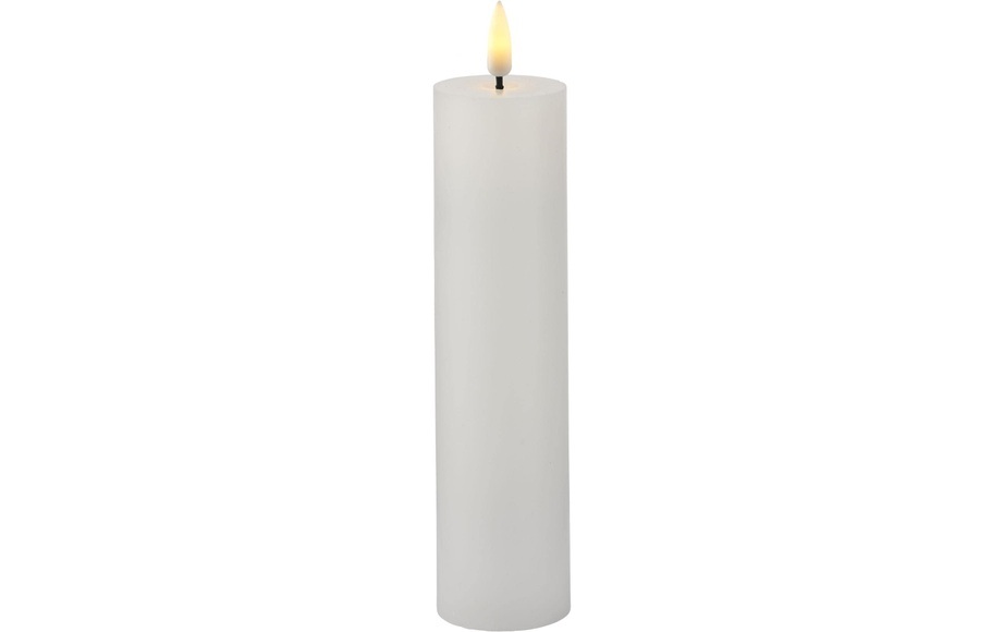 Sirius - LED-Kerze Sille 5 cm x 20 cm, Weiss